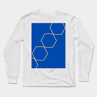 Abstract hexagon pattern Long Sleeve T-Shirt